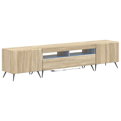 vidaXL 5 Piece LED TV Cabinet Sonoma Oak Engineered Wood