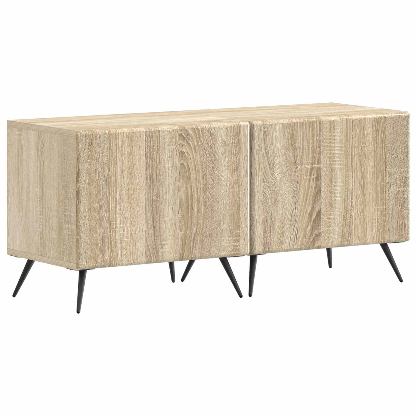vidaXL 5 Piece LED TV Cabinet Sonoma Oak Engineered Wood