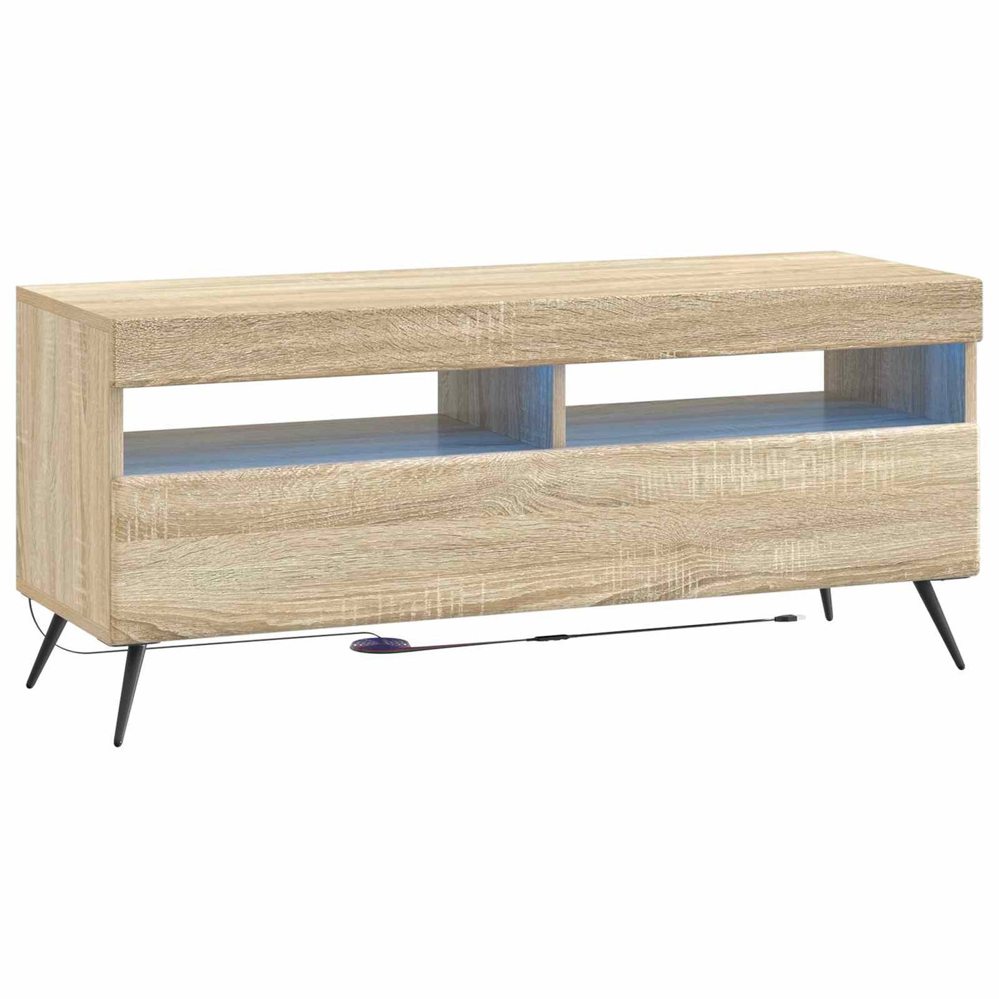 vidaXL 5 Piece LED TV Cabinet Sonoma Oak Engineered Wood