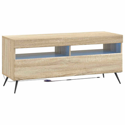 vidaXL 5 Piece LED TV Cabinet Sonoma Oak Engineered Wood