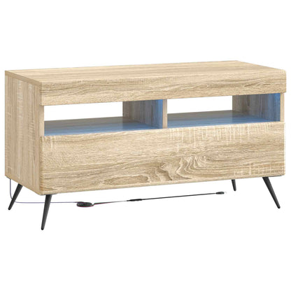 vidaXL 5 Piece LED TV Cabinet Sonoma Oak Engineered Wood