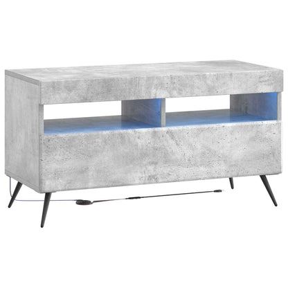 vidaXL 5 Piece LED TV Cabinet Concrete Grey Engineered Wood