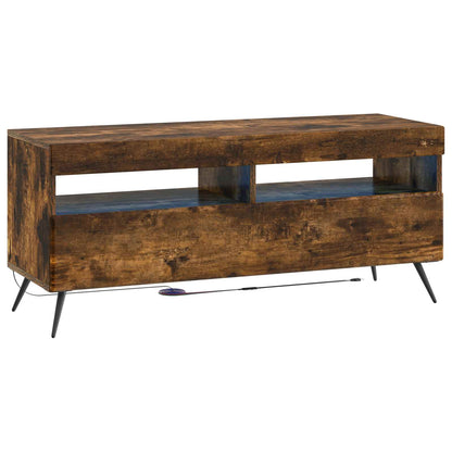 vidaXL 5 Piece LED TV Cabinet Smoked Oak Engineered Wood