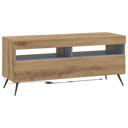 vidaXL 5 Piece LED TV Cabinet Artisan Oak Engineered Wood