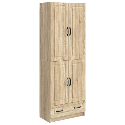 vidaXL Cabinet Set 2 pcs Sonoma Oak Engineered Wood