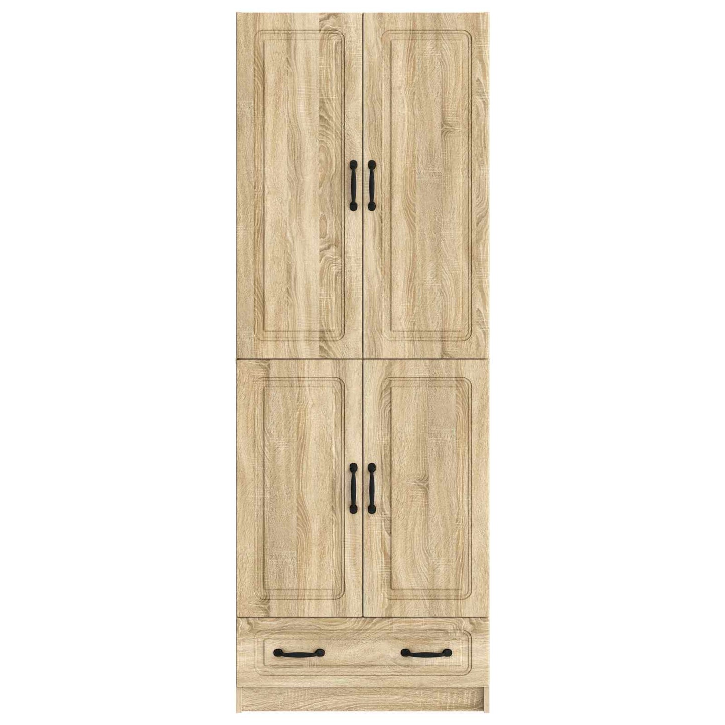 vidaXL Cabinet Set 2 pcs Sonoma Oak Engineered Wood