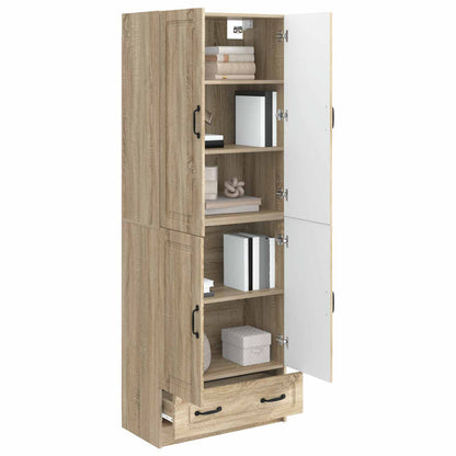 vidaXL Cabinet Set 2 pcs Sonoma Oak Engineered Wood