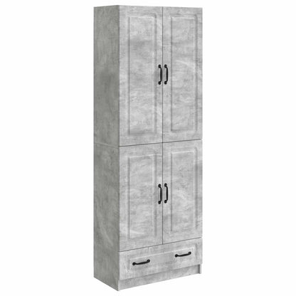 vidaXL Cabinet Set 2 pcs Concrete Grey Engineered Wood