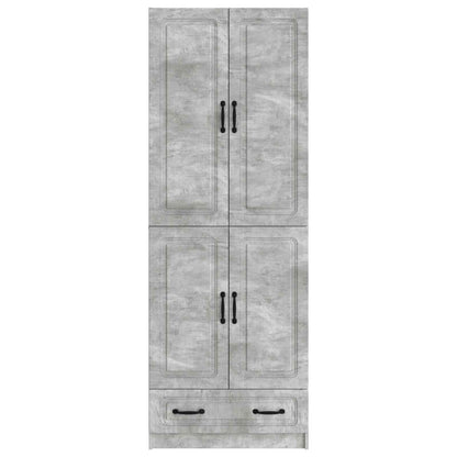 vidaXL Cabinet Set 2 pcs Concrete Grey Engineered Wood
