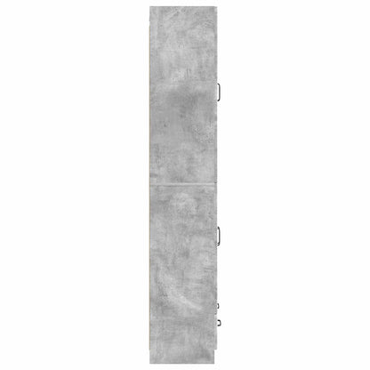 vidaXL Cabinet Set 2 pcs Concrete Grey Engineered Wood