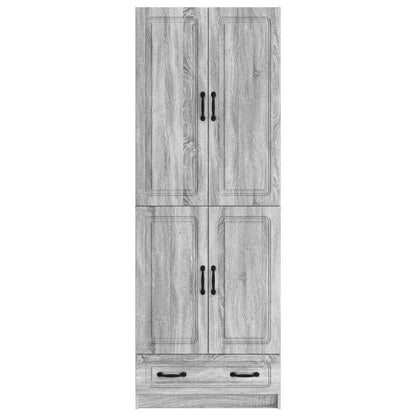 vidaXL Cabinet Set 2 pcs Grey Sonoma Engineered Wood