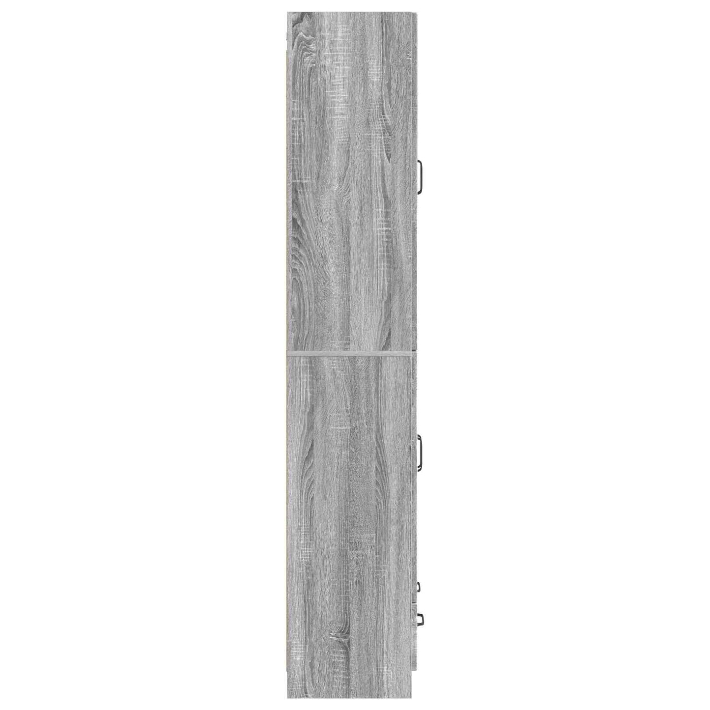 vidaXL Cabinet Set 2 pcs Grey Sonoma Engineered Wood
