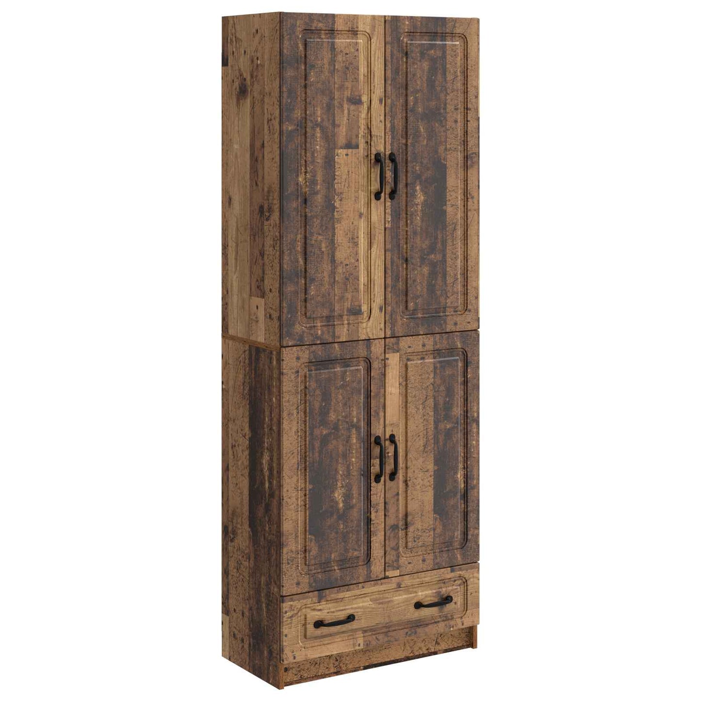 vidaXL Cabinet Set 2 pcs Old Wood Engineered Wood