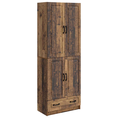 vidaXL Cabinet Set 2 pcs Old Wood Engineered Wood