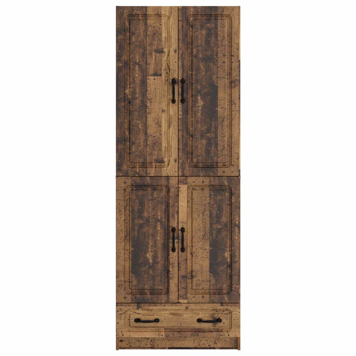 vidaXL Cabinet Set 2 pcs Old Wood Engineered Wood