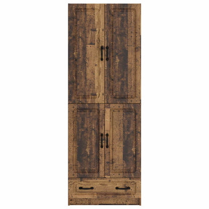 vidaXL Cabinet Set 2 pcs Old Wood Engineered Wood