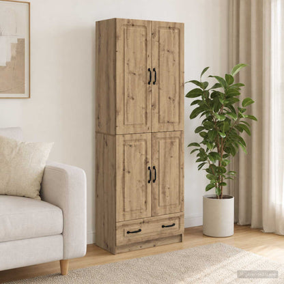 vidaXL Cabinet Set 2 pcs Artisan Oak Engineered Wood
