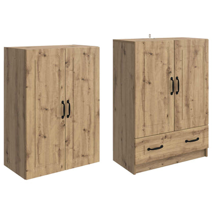vidaXL Cabinet Set 2 pcs Artisan Oak Engineered Wood
