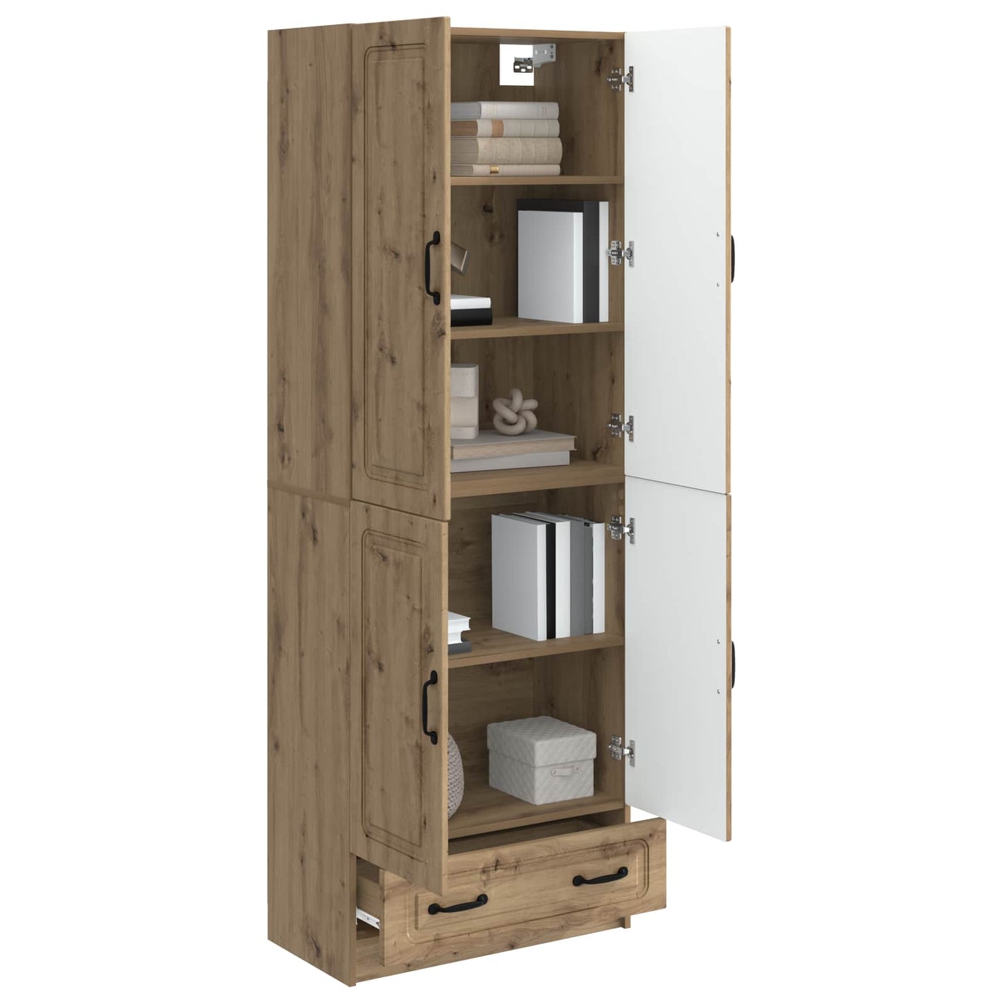 vidaXL Cabinet Set 2 pcs Artisan Oak Engineered Wood