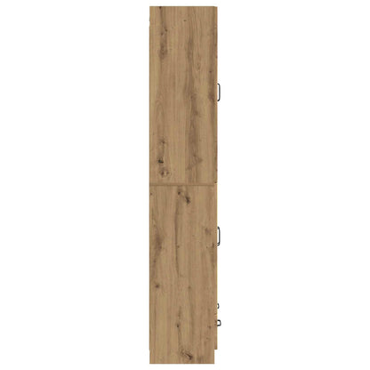 vidaXL Cabinet Set 2 pcs Artisan Oak Engineered Wood