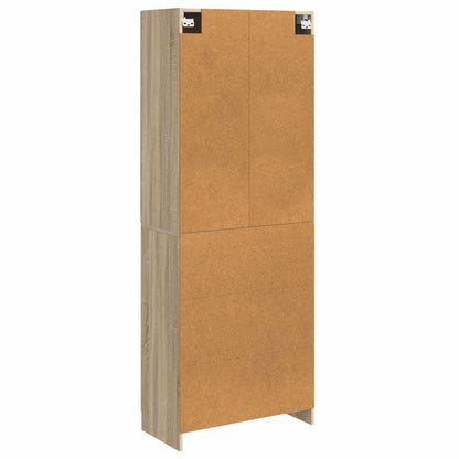 vidaXL Cabinet Set 2 pcs Sonoma Oak Engineered Wood