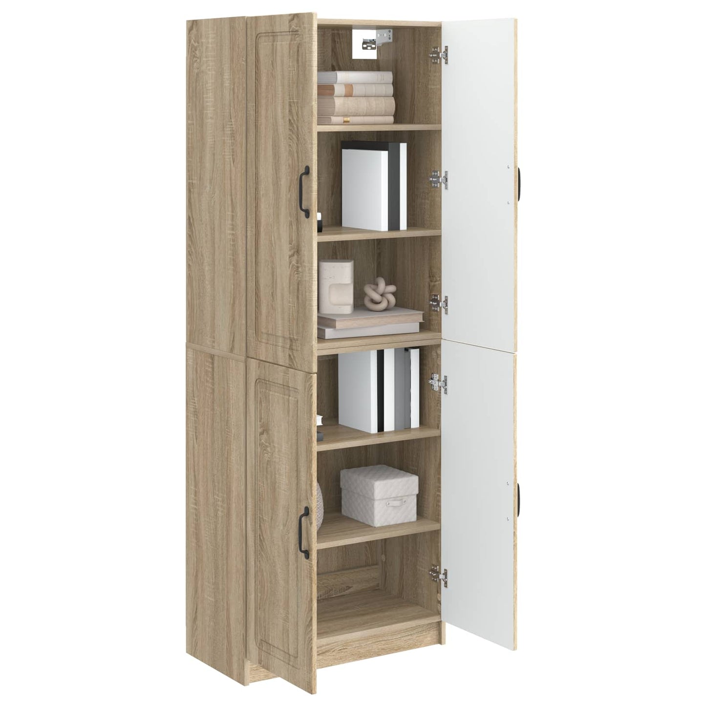vidaXL Cabinet Set 2 pcs Sonoma Oak Engineered Wood