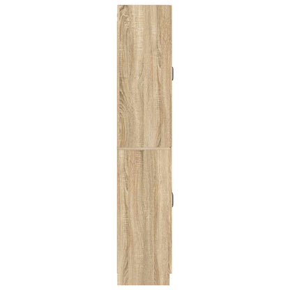 vidaXL Cabinet Set 2 pcs Sonoma Oak Engineered Wood
