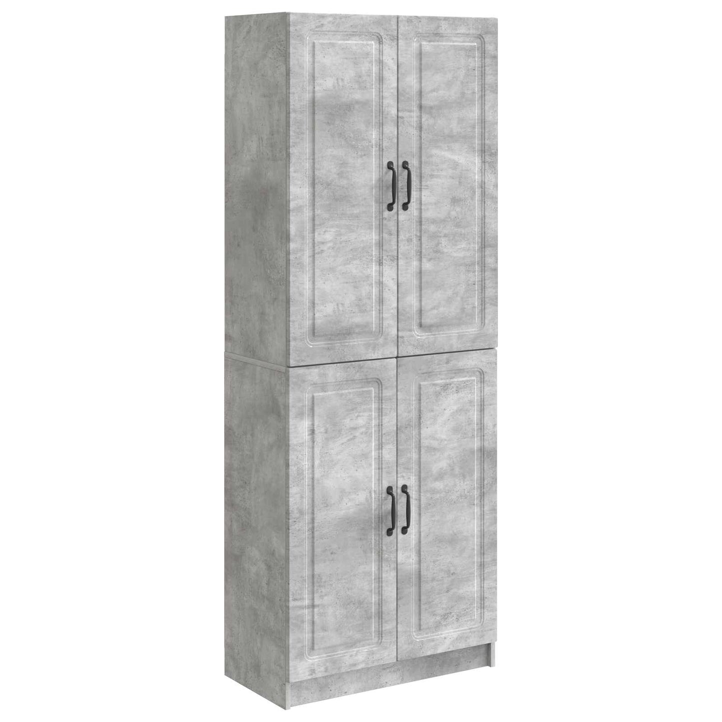vidaXL Cabinet Set 2 pcs Concrete Grey Engineered Wood
