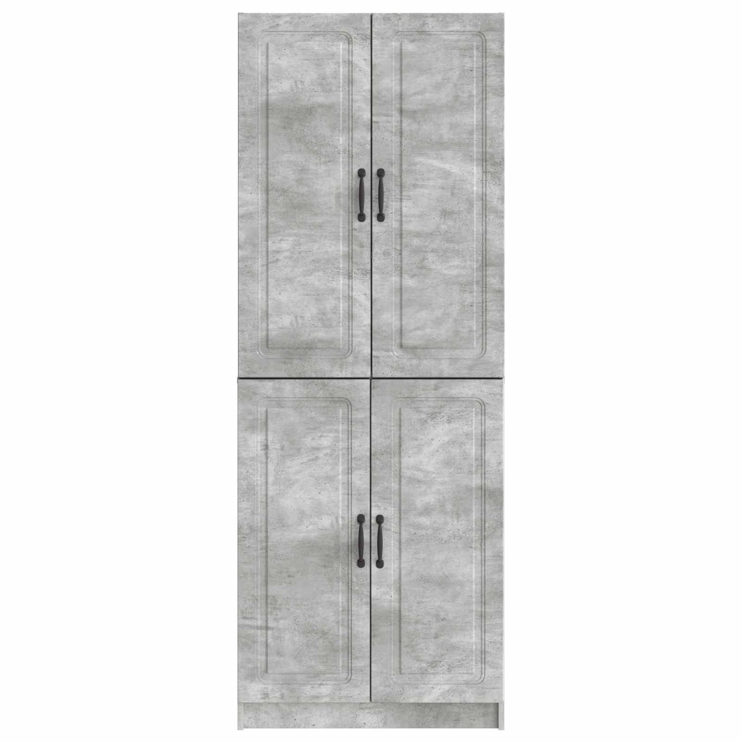 vidaXL Cabinet Set 2 pcs Concrete Grey Engineered Wood