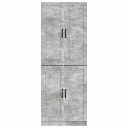 vidaXL Cabinet Set 2 pcs Concrete Grey Engineered Wood