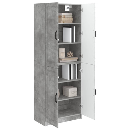 vidaXL Cabinet Set 2 pcs Concrete Grey Engineered Wood