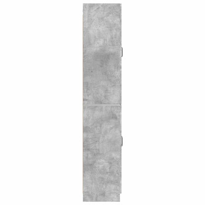 vidaXL Cabinet Set 2 pcs Concrete Grey Engineered Wood