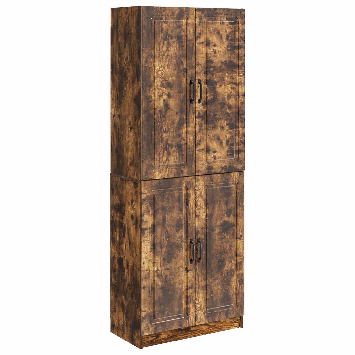 vidaXL Cabinet Set 2 pcs Smoked Oak Engineered Wood