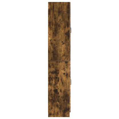 vidaXL Cabinet Set 2 pcs Smoked Oak Engineered Wood
