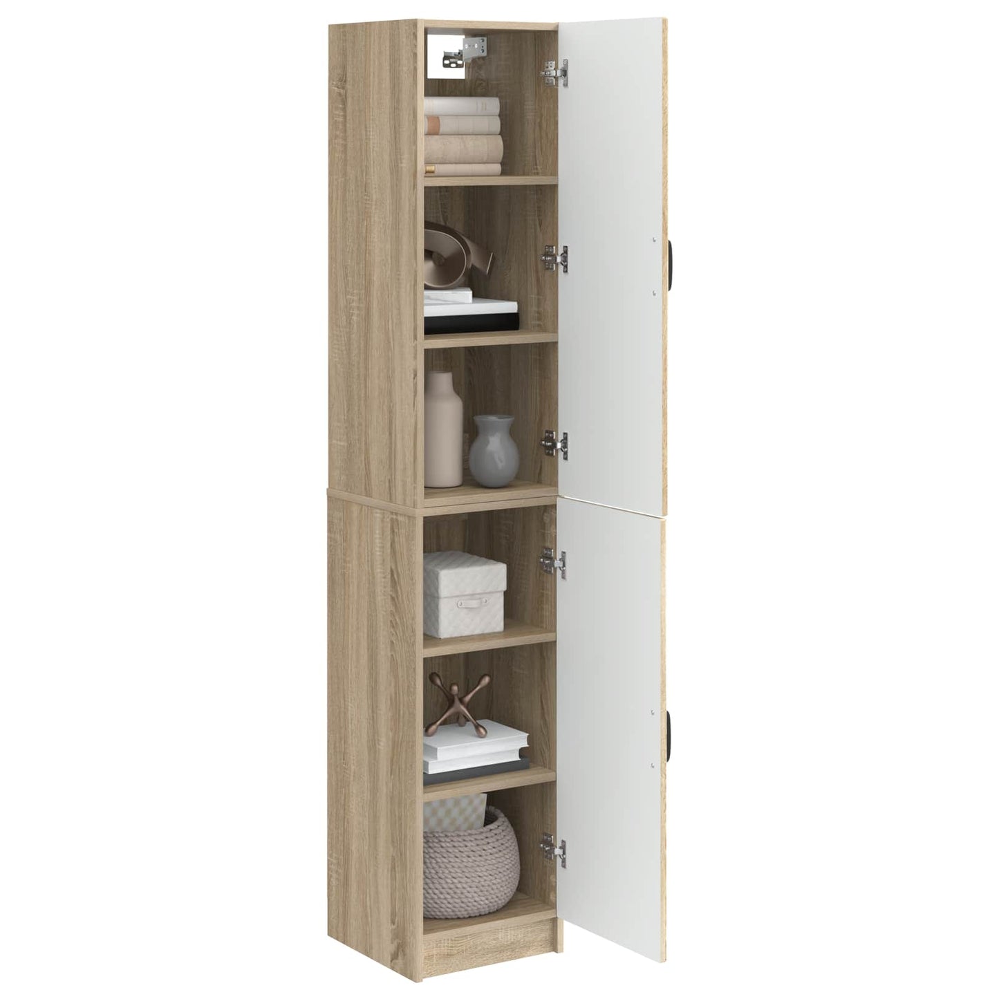 vidaXL Cabinet Set 2 pcs Sonoma Oak Engineered Wood