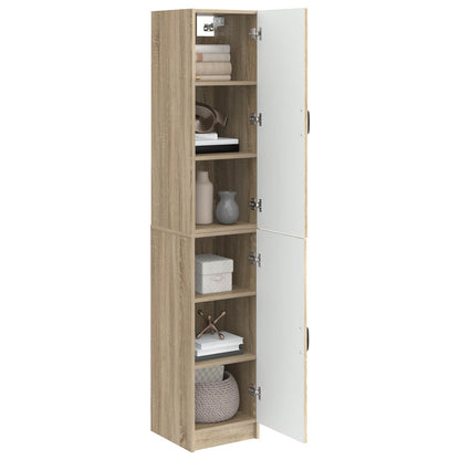 vidaXL Cabinet Set 2 pcs Sonoma Oak Engineered Wood