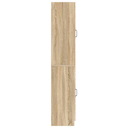 vidaXL Cabinet Set 2 pcs Sonoma Oak Engineered Wood