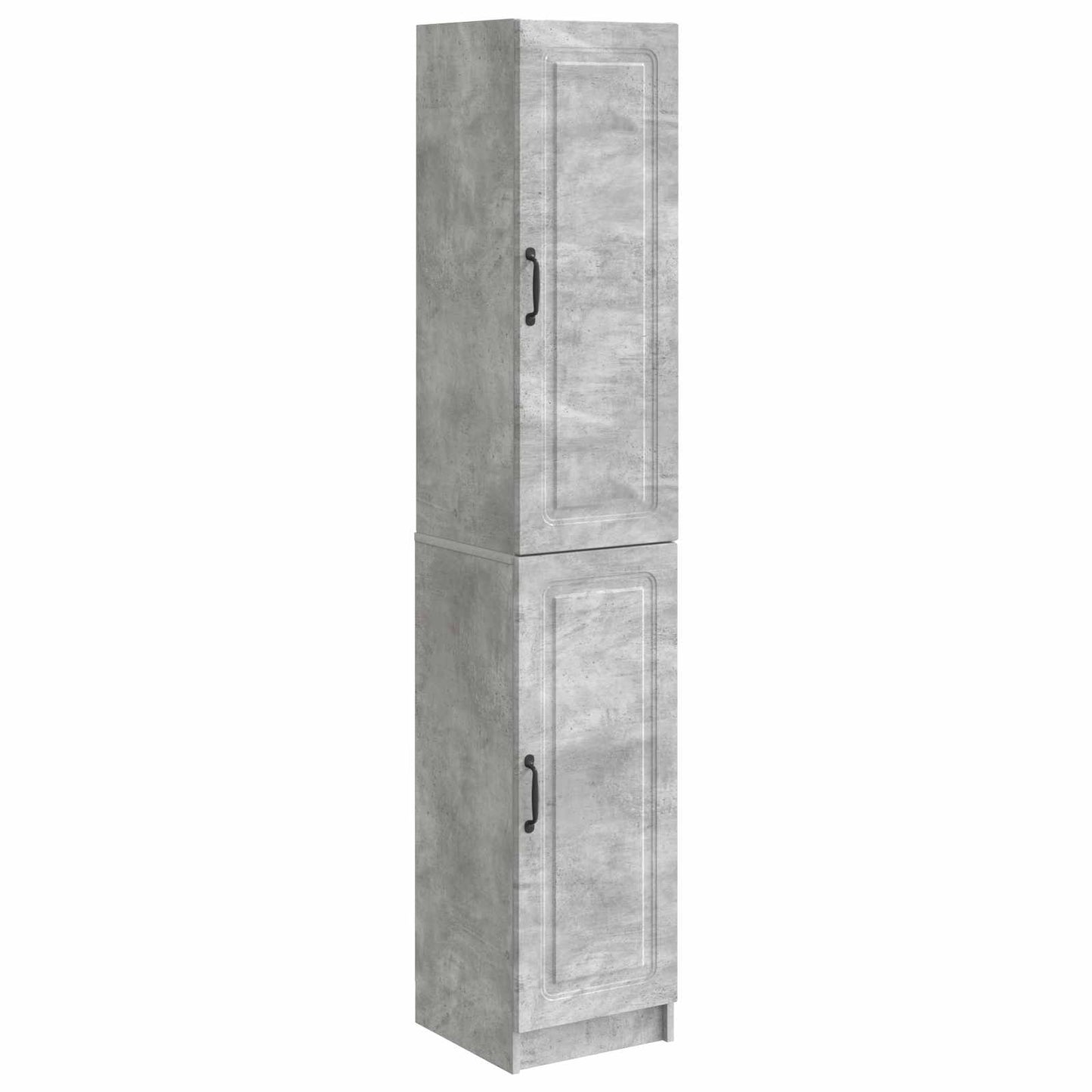 vidaXL Cabinet Set 2 pcs Concrete Grey Engineered Wood