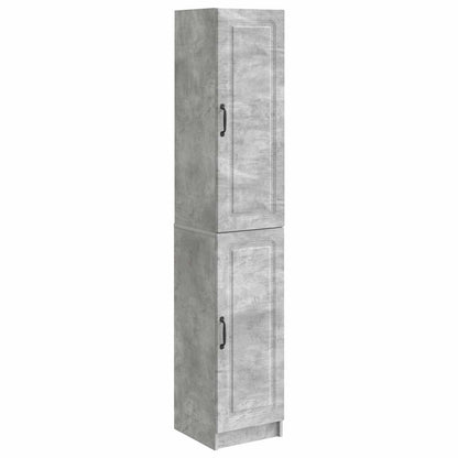 vidaXL Cabinet Set 2 pcs Concrete Grey Engineered Wood
