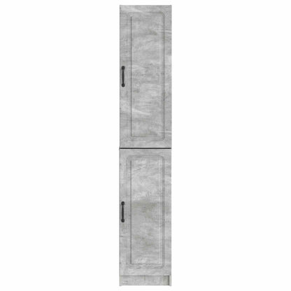 vidaXL Cabinet Set 2 pcs Concrete Grey Engineered Wood