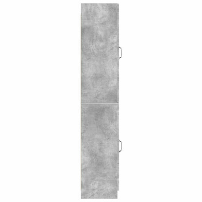 vidaXL Cabinet Set 2 pcs Concrete Grey Engineered Wood
