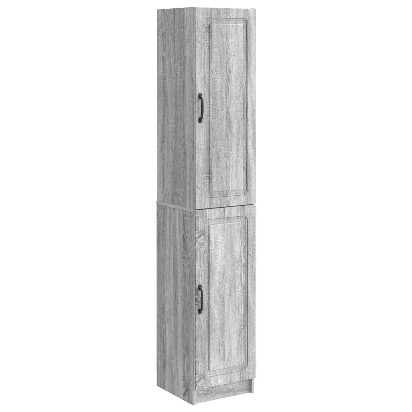 vidaXL Cabinet Set 2 pcs Grey Sonoma Engineered Wood