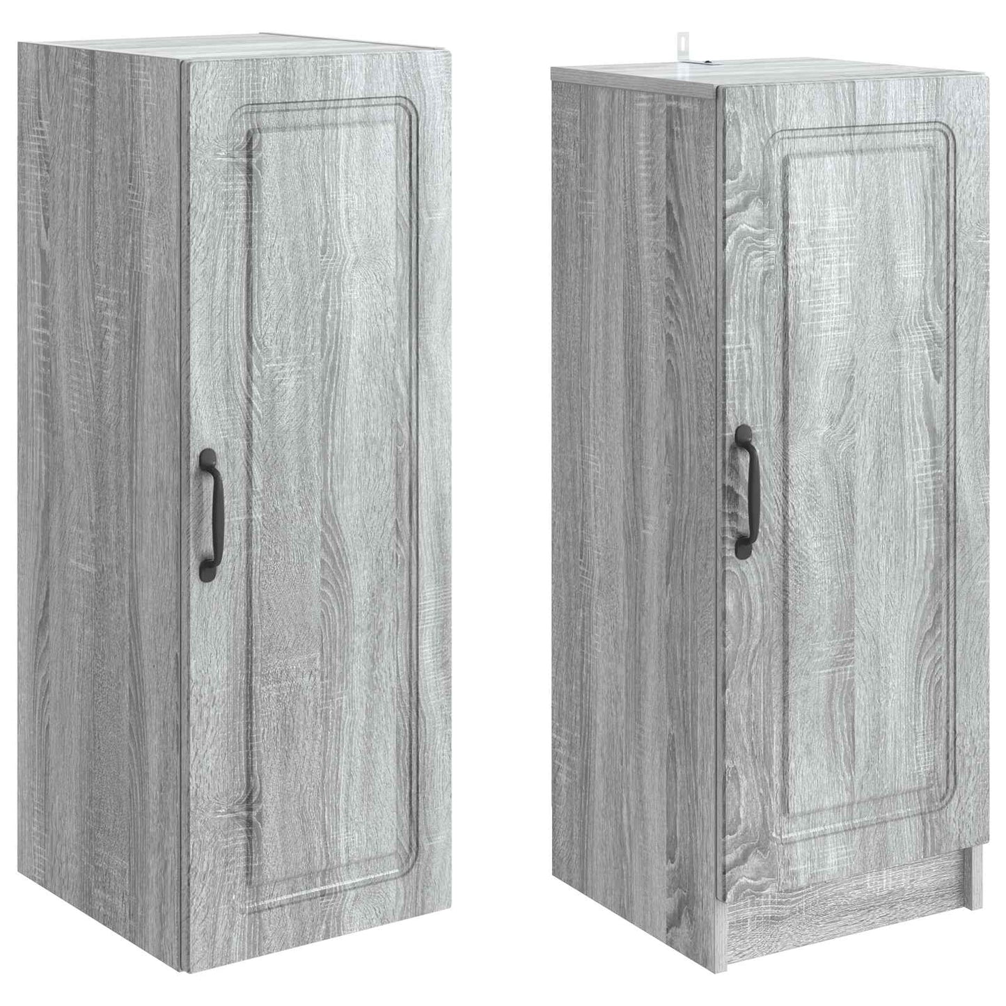 vidaXL Cabinet Set 2 pcs Grey Sonoma Engineered Wood