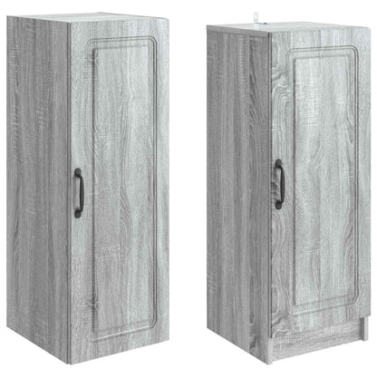 vidaXL Cabinet Set 2 pcs Grey Sonoma Engineered Wood
