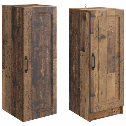 vidaXL Cabinet Set 2 pcs Old Wood Engineered Wood