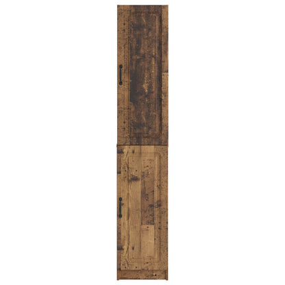 vidaXL Cabinet Set 2 pcs Old Wood Engineered Wood