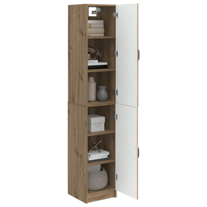 vidaXL Cabinet Set 2 pcs Artisan Oak Engineered Wood