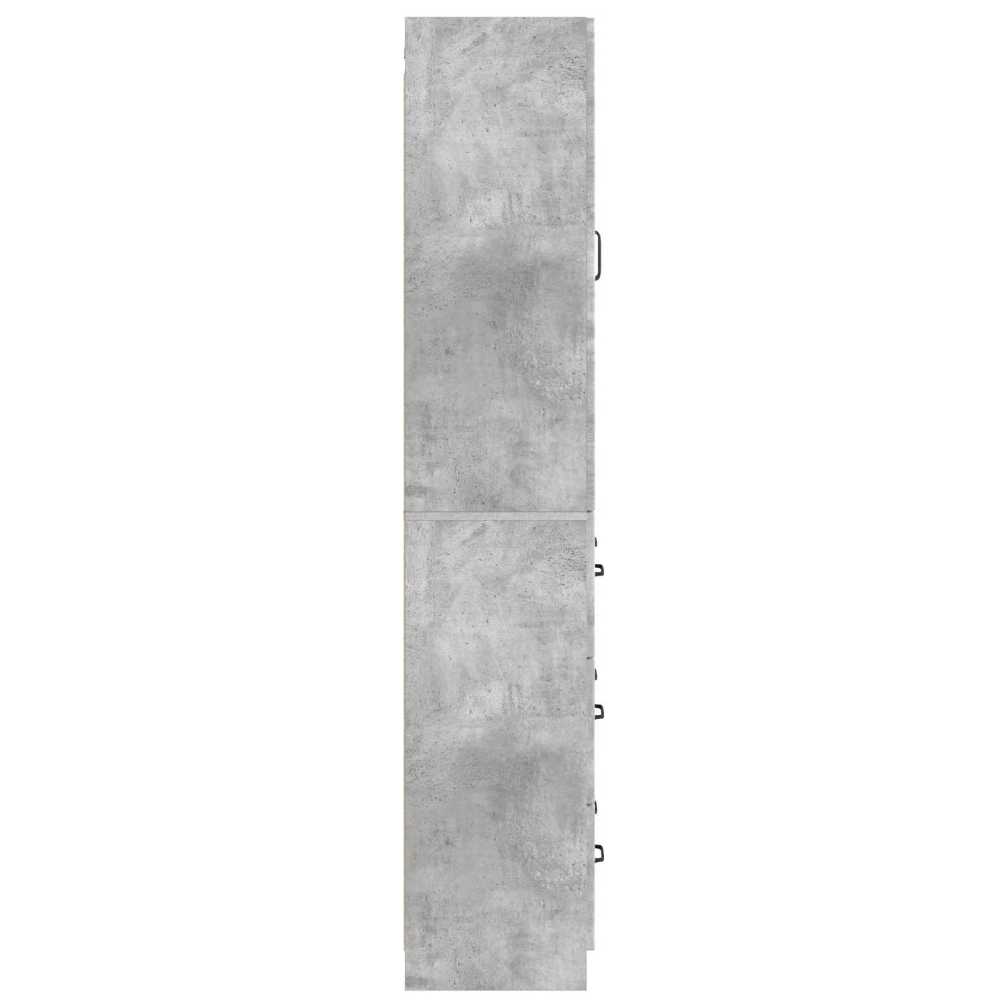 vidaXL Cabinet Set 2 pcs Concrete Grey 66 x 34.5 x 87 cm