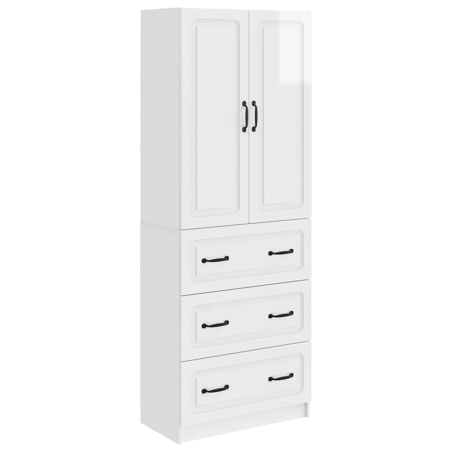 vidaXL Cabinet Set 2 pcs 66 x 34.5 x 87 cm Engineered Wood