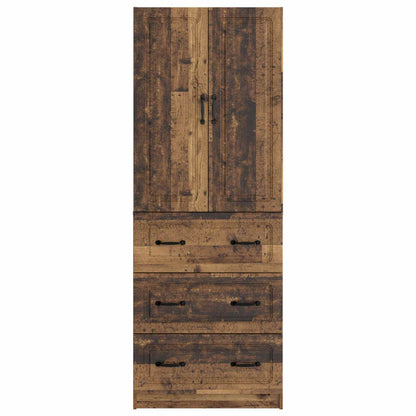 vidaXL Cabinet Set 2 pcs 66 x 34.5 x 87 cm Engineered Wood Old Wood